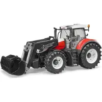 Bruder Spielwaren Lelu Traktori Steyr 6300 Terrus CVT etukuormaajalla (1:16),