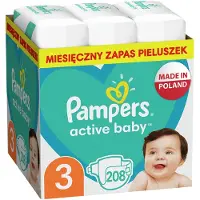Pampers ABD Monthly Box S3 208 kpl