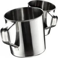 Kadax Teräsmuki 500ml Tourist Mukit 2 kpl