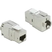DeLOCK – Keystone Module RJ45 jack Cat.6A toolfree (86288)