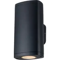 Kanlux S.A. Zevi EL 2xGU10 julkisivuvalaisin IP54 musta