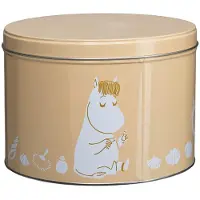 Martinex - Muumi Pinottava peltipurkki Niiskuneiti 1,5 L Keltainen