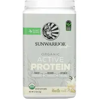 Sun Warrior , Urheilu, Orgaaninen aktiivinen proteiini, Vanilja, 2,2 lb (1 kg)