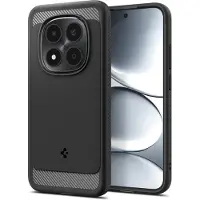Spigen Xiaomi Redmi Note 15 Pro 5G Rugged Armor TPU-Kotelo - Musta