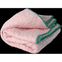 Rice Tikkattu Ruudullinen Kangas Kukkakuvioilla Soft Pink Soft Pink One Size Vaaleanpunainen One Size