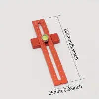 Hobby Hall Puusepän Viivain Sarja Työkalu, Lygio matuoklis (160 mm)