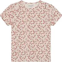 Minymo T-Shirt Ss Aop - Cream - 128