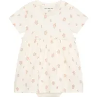Minymo Body Dress Ss Aop - Cream - 80