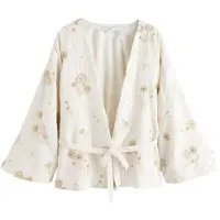 Next Kimono ecru / kulta / pastellinpinkki