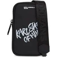 Karl lagerfeld JEANS Tietokonelaukku ' KARL QUOTE PHONE ' musta