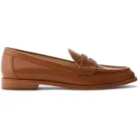 Ralph Lauren for woman. 802P09042002 Wynnie leather loafer (41), Brown, Flat, None, Casual