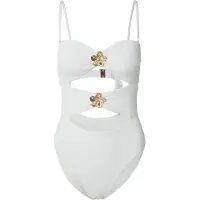 Hunkemoller Crinkle Bandeau Hl Bs - White - M