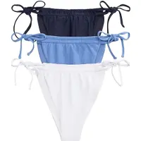 The Set Bikinihousut kuninkaallisen sininen / tummansininen / valkoinen