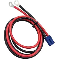 YUNIQUE GREEN-CLEAN-POWER , EC5 naarasliitin O-Ring pääteosalla ja 1 m 10AWG silikonijohdolla, RC Lipo-akuille, ESC:ille ja latureille