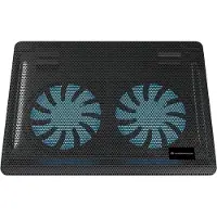 Conceptronic CNBCOOLPAD2F, 39,6 cm (15.6"), 3 kg, 2 kpl, 12,5 cm, 1000 RPM, Musta