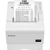 Epson TM-T88VII (111): USB, Eth, Serial, PS, Buzz, White, Thermal, Maksupäätetulostin, 180 x 180 DPI, 500 mm/s, 1,41 x 3,39 mm, Teksti, Kuva, Viivakoo (C31CJ57111)