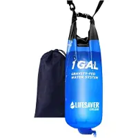 Lifesaver Lifeline Gravity Water Bag Blue One Size