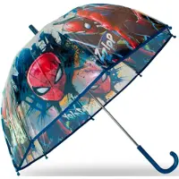 Kids Euroswan SPIDER-MAN Läpinäkyvä sateenvarjo, 46 cm