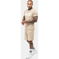 Lonsdale Juoksupuku beige / valkoinen
