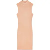 Armani Exchange for woman. XW001875AF11957M4014 High neck nude midi dress (L), Casual, Party, Viscose, Sleeveless / Straps