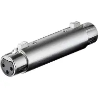 Microconnect XLR Adapter 3pin XLR m - XLR F