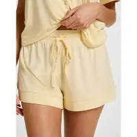 Hunkemoller Short Jersey Essential - Cream - M