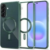 Tech-Protect Samsung Galaxy A37 MagFlex -kotelo - MagSafe-yhteensopiva - Kirkas / Viidakonvihreä