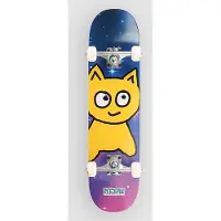 Meow Skateboards Big Cat Galaxy 7.5" Complete purple Koko Uni