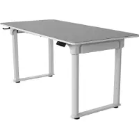 Cougar E-GRAV 160 sähkösäädettävä -pelipöytä, valkoinen, 160 x 75 cm
