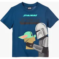 Star Wars Mandalorian T-paita, Navy, 98-104
