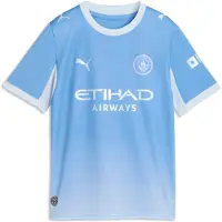 Puma Jalkapallopaita - Manchester City - Team Light Blue/Jäinen - - 14 v (164) - Jalkapallopaidat
