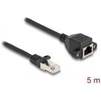 DeLOCK 80196, 5 m, S/FTP (S-STP), RJ-50, RJ-50, Musta