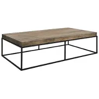 Artwood Sohvapöytä Carlisle 140 x 80 cm silver black