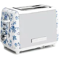 Laura Ashley - China Rose Leivänpaahdin 2 viipaletta Sininen/Valkoinen