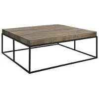 Artwood Sohvapöytä Carlisle 100x100 cm silver black