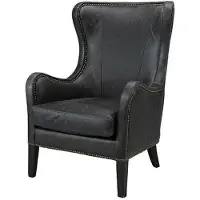 Artwood Mischa nojatuoli black nahka Atwood