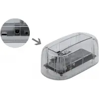 DeLOCK 64089, HDD-/SSD-kotelo, 2.5/3.5", Serial ATA III, USB-liitettävyys, Läpinäkyvä