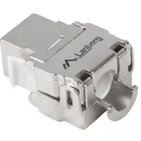 Lanberg KSF5-2000, Tasainen, Ruostumaton teräs, RJ-45, LSA, Naaras, Naaras
