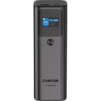 Canyon PB-2010, 27000 mAh, Power Delivery 3.1, Quick Charge 3.0, 140 W, Tummanharmaa (CNE-CPB2010DG)