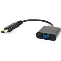 Cablexpert AB-DPM-VGAF-02, VGA (D-Sub), DisplayPort, Uros, Naaras, 1.1a, Musta