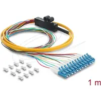 DeLOCK 91050, 1 m, 12x LC, Pigtail
