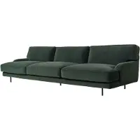 Gubi Flaneur 3-seater Sofa - 3-istuttavat sohvat Polyuretaani-vaahto Asator - 10153937