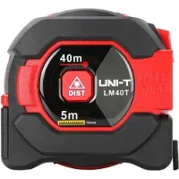 Uni-T Nauhamitta laserilla LM40T; 40 m; 5 m
