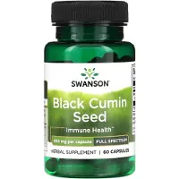 Swanson Health Mustakuminaöljy, 400 mg - 60 kapselia