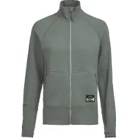 Lundhags Women's Tived Merino Full Zip Aloe Green Välikerrastopit S