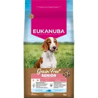 Eukanuba 2x3kg Senior Small & Medium Breed Grain Free merikala