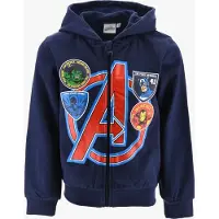 Marvel Zip Huppari, Navy, 140-146