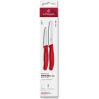 Victorinox Swiss Classic kuorimaveitsisetti 2-pakkaus, punainen