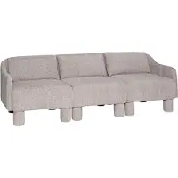 Hubsch Elegance 3-seater Sofa Light Green - 3-istuttavat sohvat Polyesteri Vaaleanvihreä - 432106
