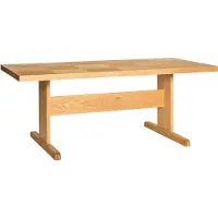 Hubsch Skak Ruokapöytä 195 Cm Luonnollinen - Ruokapöydät & Baaripöydät Tammi Natural - 882129